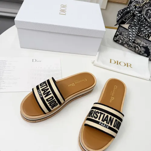 Replica Christian Dior Slippers For Women #1409179 $85.00 USD for Wholesale