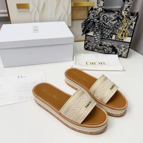 Christian Dior Slippers For Women #1409180 $85.00 USD, Wholesale Replica Christian Dior Slippers