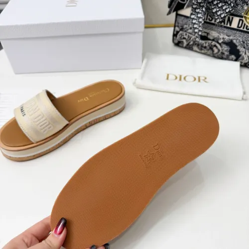 Replica Christian Dior Slippers For Women #1409180 $85.00 USD for Wholesale