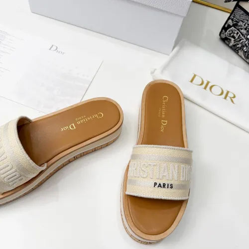 Replica Christian Dior Slippers For Women #1409180 $85.00 USD for Wholesale