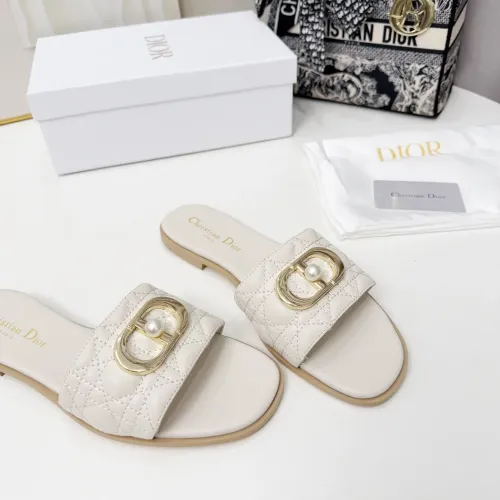 Replica Christian Dior Slippers For Women #1409183 $82.00 USD for Wholesale