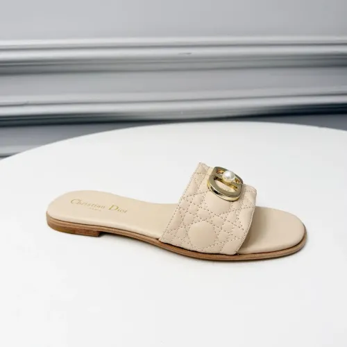 Replica Christian Dior Slippers For Women #1409184 $82.00 USD for Wholesale