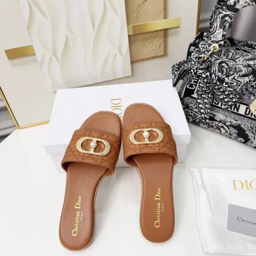 Replica Christian Dior Slippers For Women #1409185 $82.00 USD for Wholesale