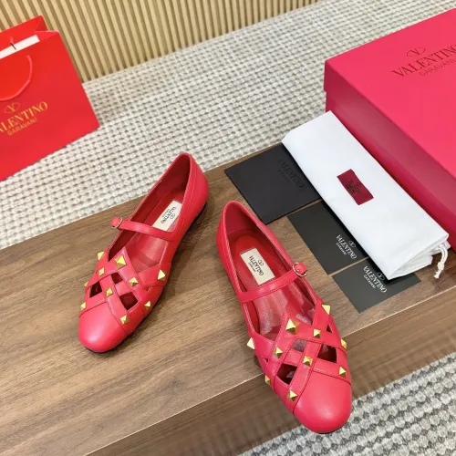 Valentino Flat Shoes For Women #1409209 $105.00 USD, Wholesale Replica Valentino Flat Shoes