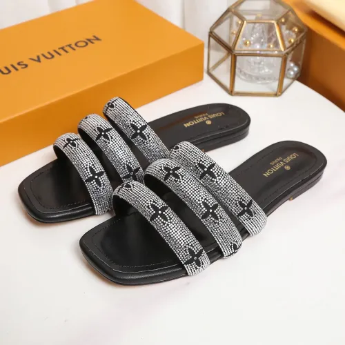 Louis Vuitton Slippers For Women #1409223 $85.00 USD, Wholesale Replica Louis Vuitton Slippers