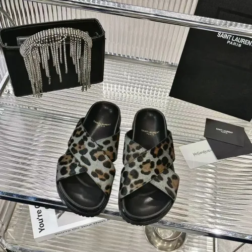 Replica Yves Saint Laurent YSL Slippers For Women #1409233 $85.00 USD for Wholesale