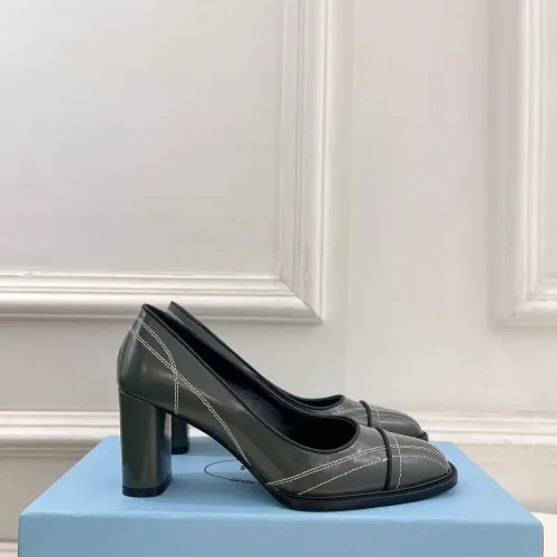 Replica Prada High-heeled Shoes For Women #1409237 $125.00 USD for Wholesale