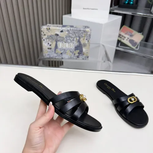 Replica Christian Dior Slippers For Women #1409328 $82.00 USD for Wholesale