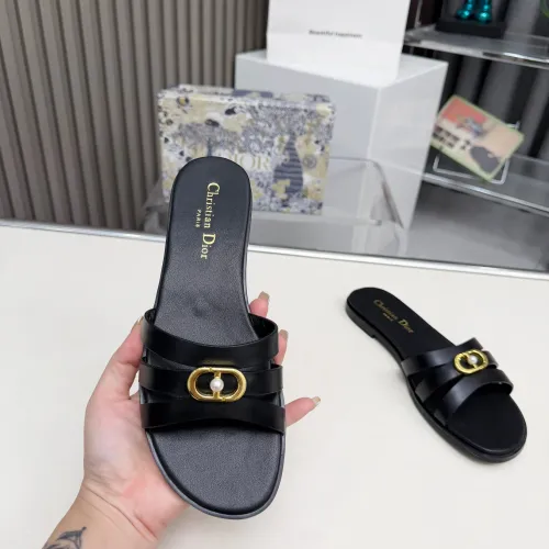 Replica Christian Dior Slippers For Women #1409328 $82.00 USD for Wholesale