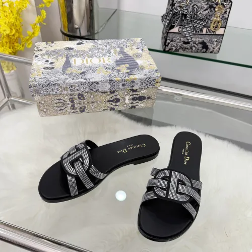 Christian Dior Slippers For Women #1409330 $85.00 USD, Wholesale Replica Christian Dior Slippers