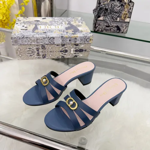 Christian Dior Slippers For Women #1409334 $85.00 USD, Wholesale Replica Christian Dior Slippers