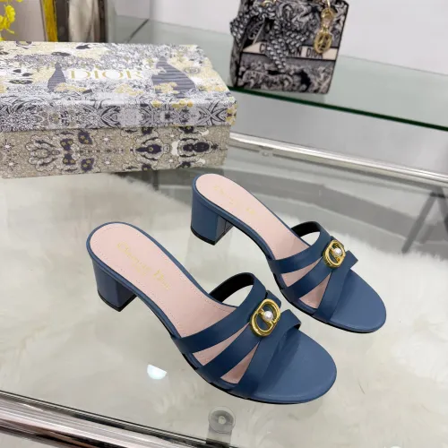 Replica Christian Dior Slippers For Women #1409334 $85.00 USD for Wholesale