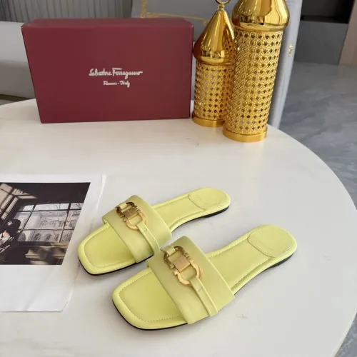 Salvatore Ferragamo Slippers For Women #1409341 $82.00 USD, Wholesale Replica Salvatore Ferragamo Slippers
