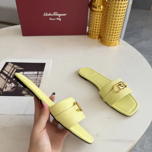 Replica Salvatore Ferragamo Slippers For Women #1409341 $82.00 USD for Wholesale