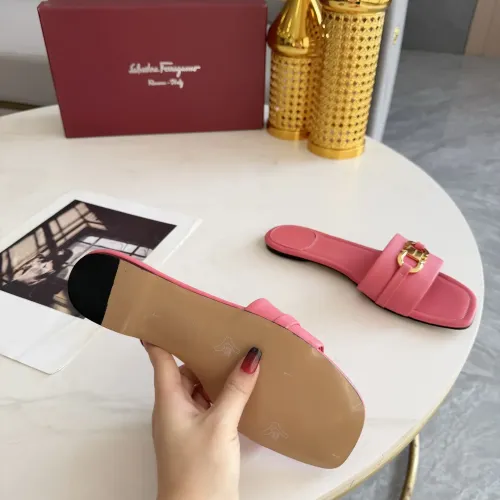 Replica Salvatore Ferragamo Slippers For Women #1409342 $82.00 USD for Wholesale