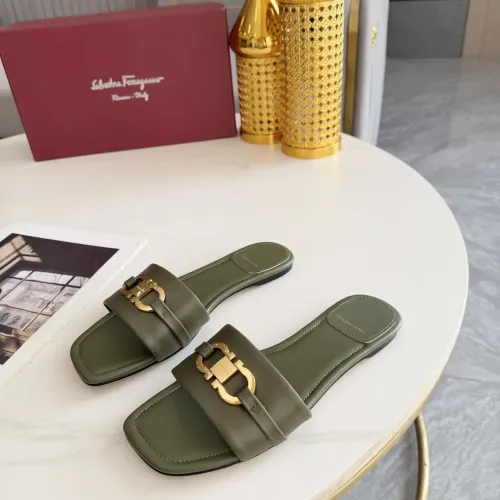 Salvatore Ferragamo Slippers For Women #1409346 $82.00 USD, Wholesale Replica Salvatore Ferragamo Slippers