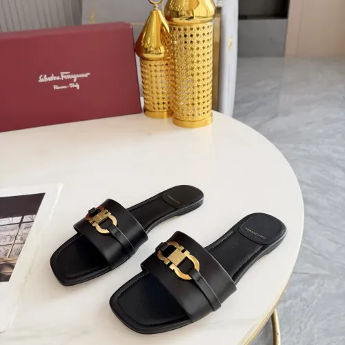 Salvatore Ferragamo Slippers For Women #1409347 $82.00 USD, Wholesale Replica Salvatore Ferragamo Slippers