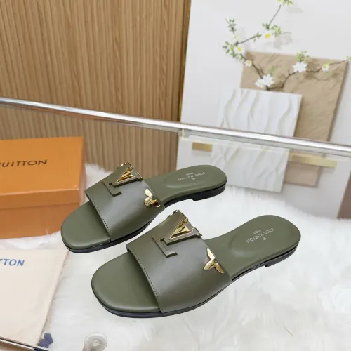 Louis Vuitton Slippers For Women #1409357 $85.00 USD, Wholesale Replica Louis Vuitton Slippers