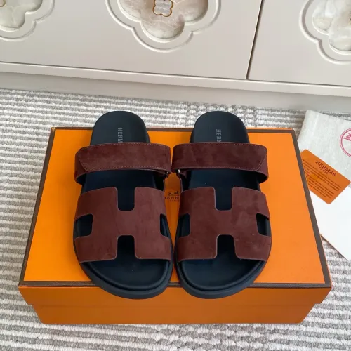 Hermes Slippers For Men #1409372 $98.00 USD, Wholesale Replica Hermes Slippers