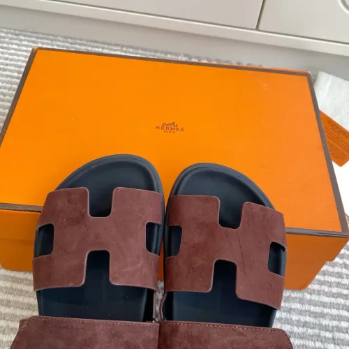Replica Hermes Slippers For Men #1409372 $98.00 USD for Wholesale