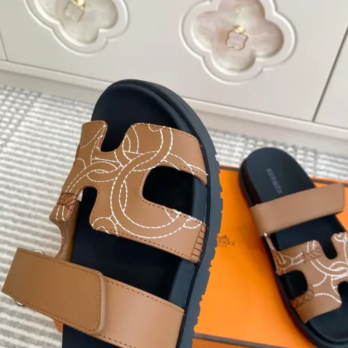 Replica Hermes Slippers For Men #1409376 $98.00 USD for Wholesale