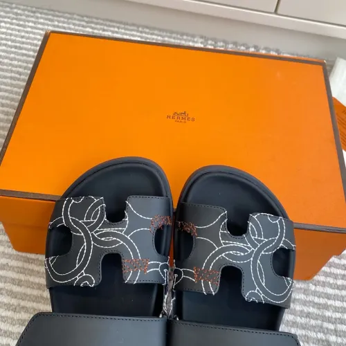 Replica Hermes Slippers For Men #1409378 $98.00 USD for Wholesale