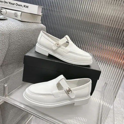 Chanel Leather Shoes For Women #1409380 $102.00 USD, Wholesale Replica Chanel Leather Shoes