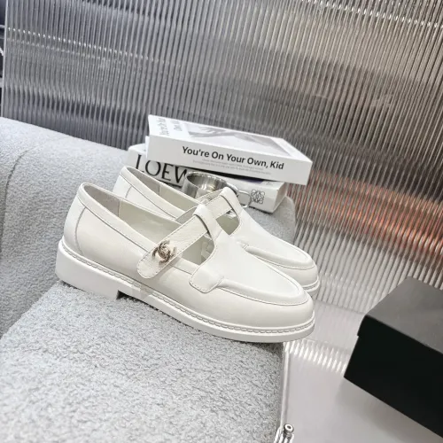 Replica Chanel Leather Shoes For Women #1409380 $102.00 USD for Wholesale