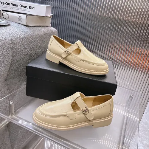 Chanel Leather Shoes For Women #1409381 $102.00 USD, Wholesale Replica Chanel Leather Shoes