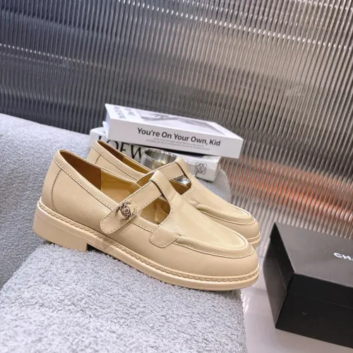 Replica Chanel Leather Shoes For Women #1409381 $102.00 USD for Wholesale