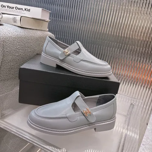 Chanel Leather Shoes For Women #1409382 $102.00 USD, Wholesale Replica Chanel Leather Shoes