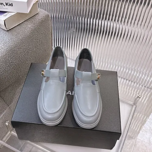 Replica Chanel Leather Shoes For Women #1409382 $102.00 USD for Wholesale