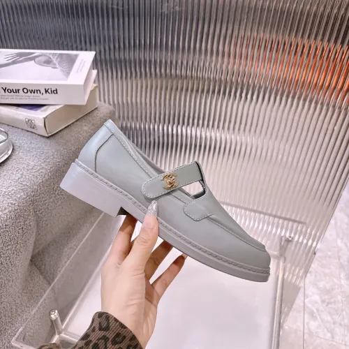 Replica Chanel Leather Shoes For Women #1409382 $102.00 USD for Wholesale
