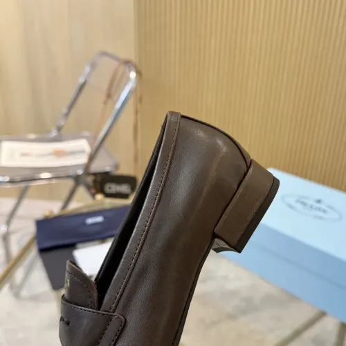 Replica Prada Leather Shoes For Women #1409388 $102.00 USD for Wholesale