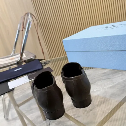 Replica Prada Leather Shoes For Women #1409388 $102.00 USD for Wholesale