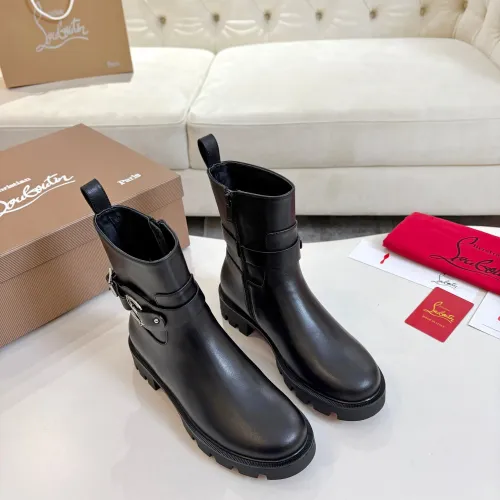 Replica Christian Louboutin Boots For Women #1409403 $115.00 USD for Wholesale