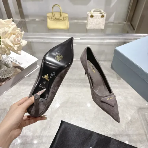 Replica Prada High-heeled Shoes For Women #1409412 $108.00 USD for Wholesale