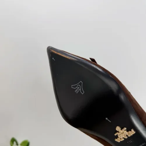 Replica Prada High-heeled Shoes For Women #1409432 $102.00 USD for Wholesale