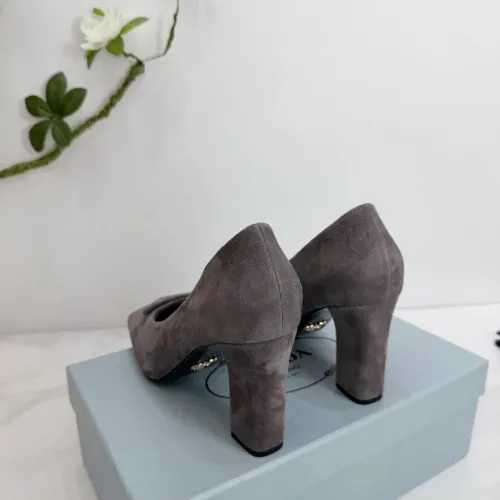 Replica Prada High-heeled Shoes For Women #1409446 $102.00 USD for Wholesale