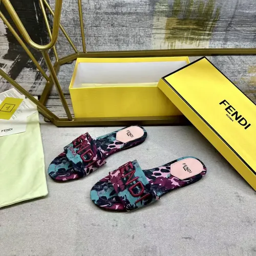 Replica Fendi Slippers For Women #1409495 $82.00 USD for Wholesale