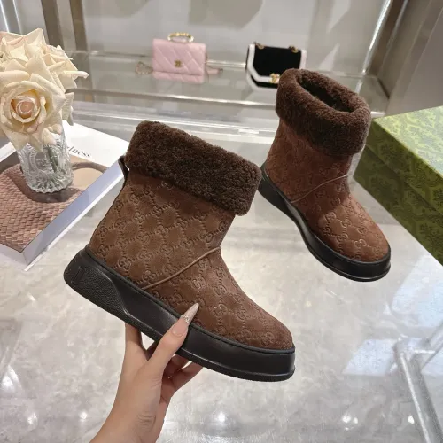 Replica Gucci Boots For Women #1409500 $118.00 USD for Wholesale