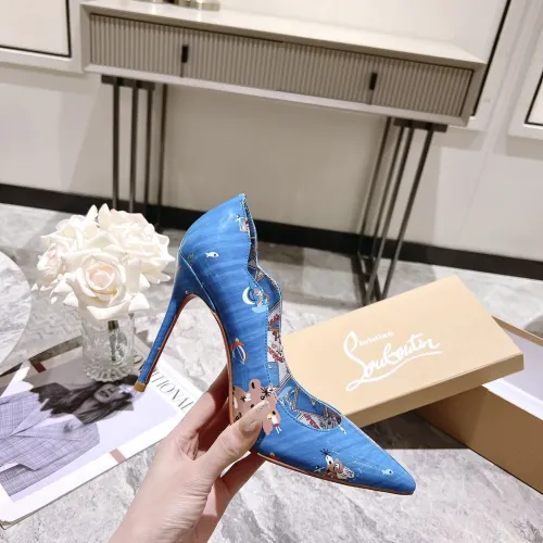 Replica Christian Louboutin High-heeled shoes For Women #1409510 $98.00 USD for Wholesale