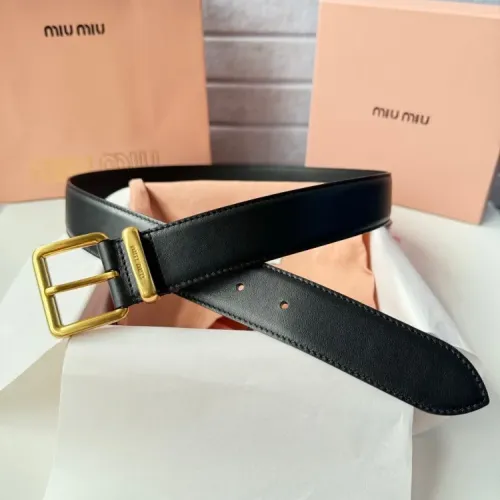 Replica MIU MIU AAA Quality Belts For Women #1409557 $52.00 USD for Wholesale