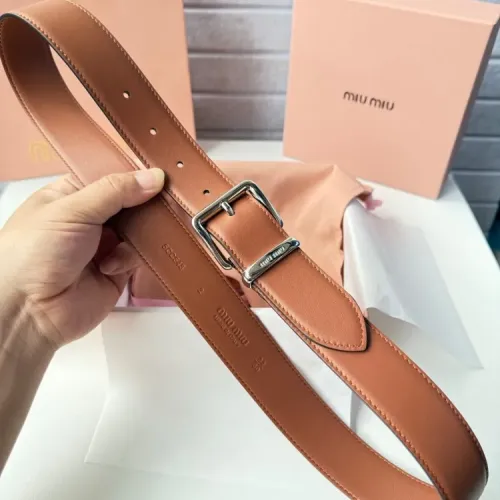 MIU MIU AAA Quality Belts For Women #1409558 $52.00 USD, Wholesale Replica MIU MIU AAA Quality Belts