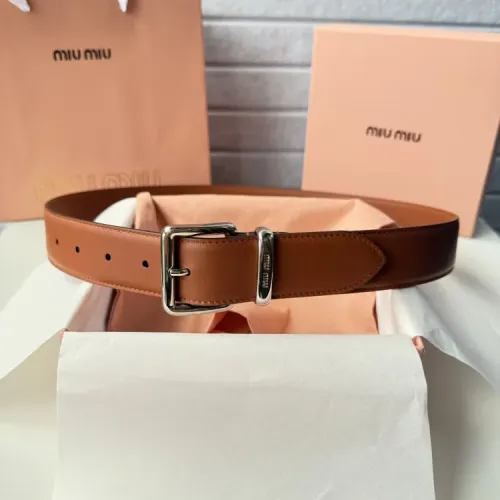 Replica MIU MIU AAA Quality Belts For Women #1409558 $52.00 USD for Wholesale