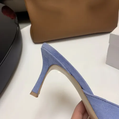 Replica Manolo Blahnik Slippers For Women #1409576 $96.00 USD for Wholesale