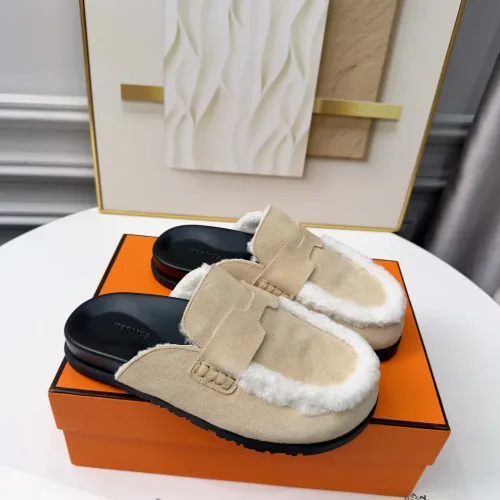Replica Hermes Slippers For Men #1409631 $96.00 USD for Wholesale