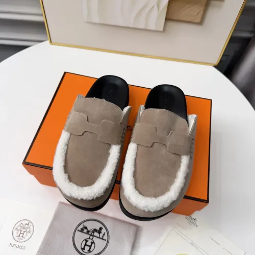 Replica Hermes Slippers For Women #1409640 $96.00 USD for Wholesale