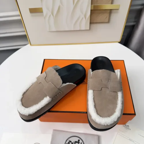 Replica Hermes Slippers For Women #1409640 $96.00 USD for Wholesale