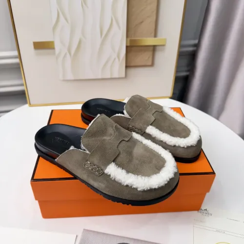 Replica Hermes Slippers For Women #1409642 $96.00 USD for Wholesale